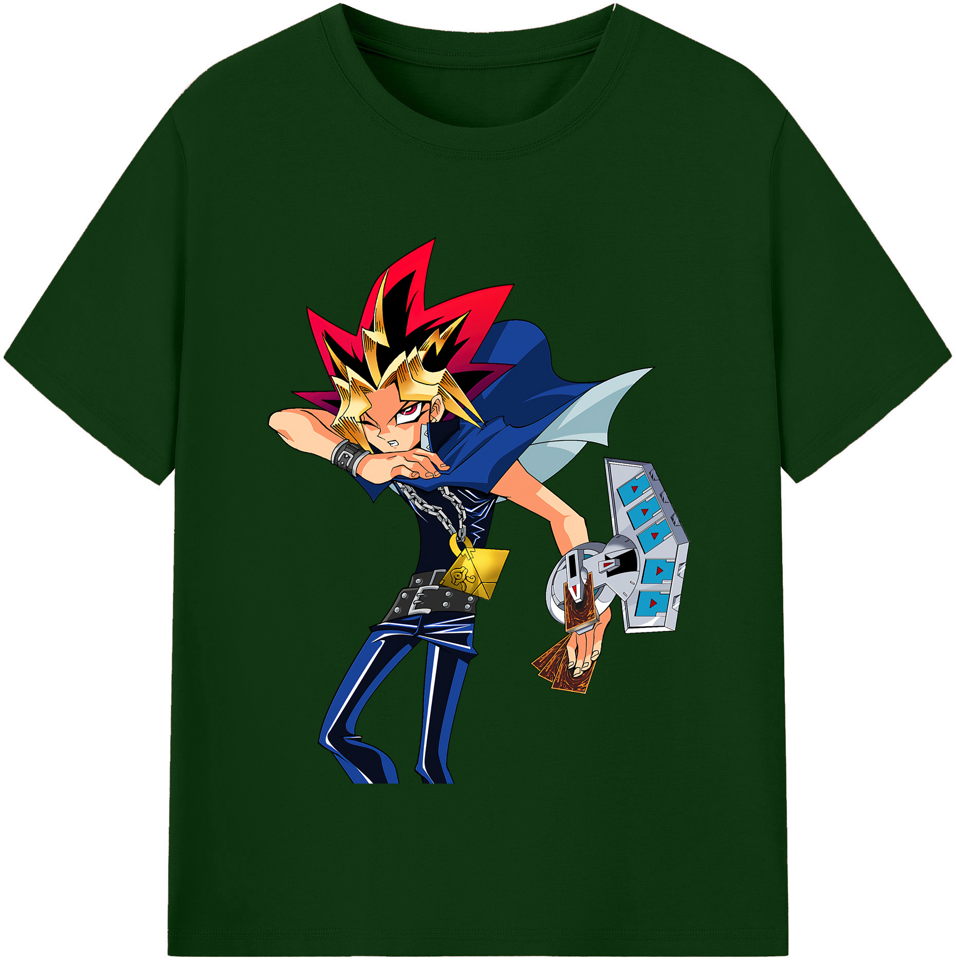 （画像用） 遊☆戯☆王 Yu-Gi-Oh! 綿100％半袖Tシャツ（フロントプリント）